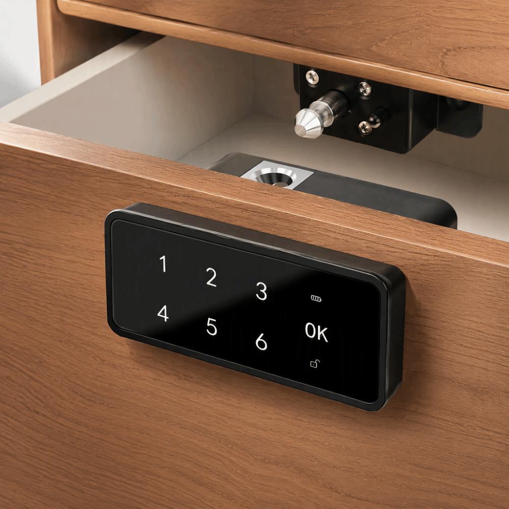 Keyless Fingerprint Drawer Lock Electronic Digital Storage Locker Lock Cabinet Lock Furniture