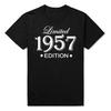 New Men Summer Style Limited Edition 1957 T Shirt Oversize Printed Casual Tee Shirt Casual Short Sleeve Vintage Couples TShirt