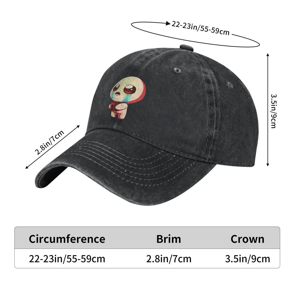The Binding Of Isaac Koszulki Czapki z daszkiem Unisex Codzienne Czapki Kapelusz Regulowany Kapelusz Trucker
