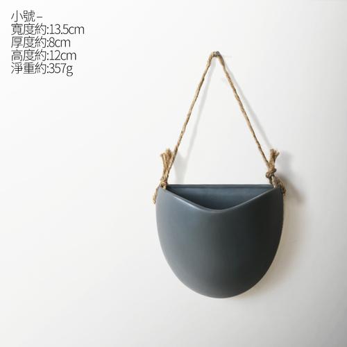 Nordic ceramic flower pendant decoration creative wall hanging hydroponic simple hanging basket hanging wall flower pot