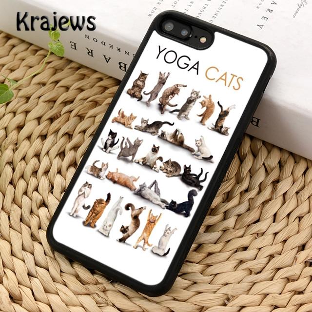 

Чехол для телефона Krajews Cute French Bulldog Cat Yoga для iPhone 14 5 6s 7 8 plus X XR XS 11 12 13 pro max Samsung Galaxy S21 S22ultra iPhone XR