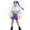 Demon Hunters Cosplay Costume and Witch Halloween Cosplay Event Cultural School Cute and Popular Everyday Disguise [Suyamy] K-POP Girls! Set, Kids'