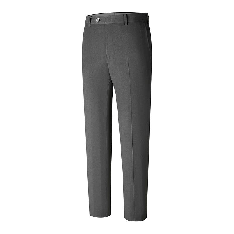 YOUNGOR Men's Wool Blend Warm Stretch Straight Leg Pants