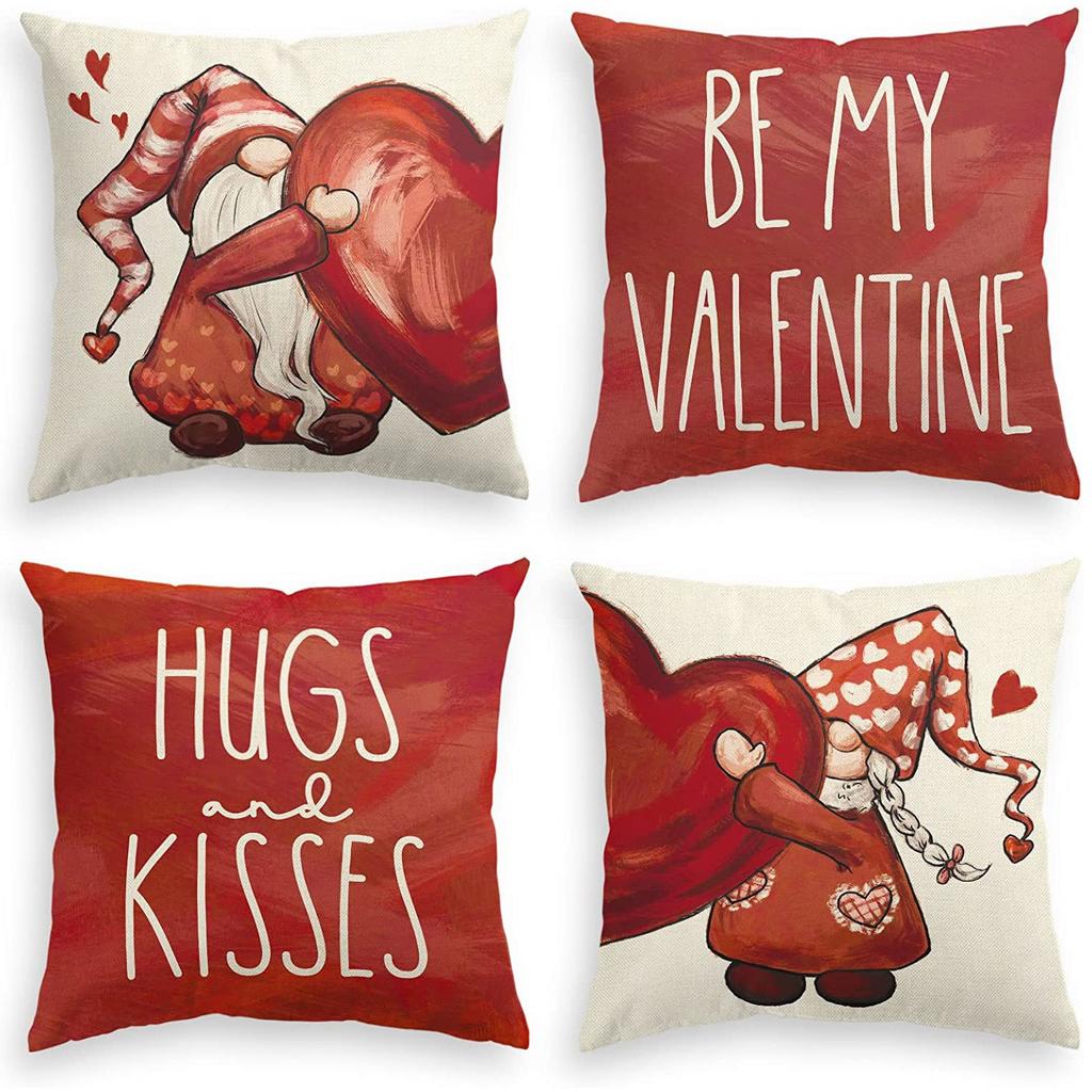 Throw Pillows, Modern Decoration Living Room Pillow Covers, RomanticPillow Covers ,Super Soft Throw Pillows For Couch 4PC