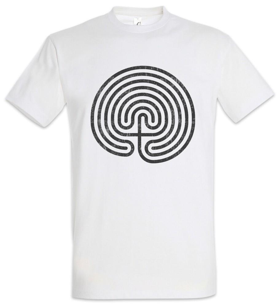 Cretan Maze T-Shirt Maze Mystic Hypnosis Hypnotize Spiral Symbol Circle