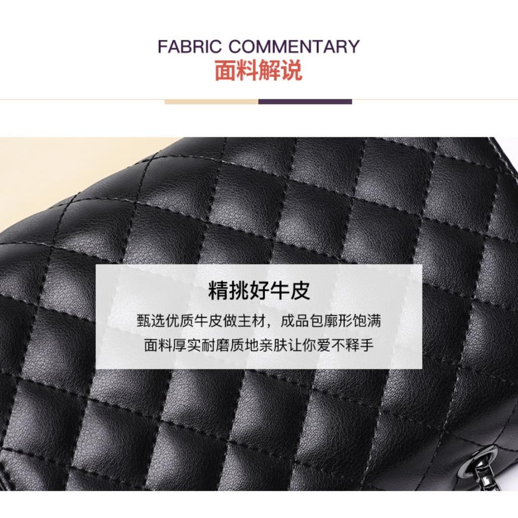 Bag Women's Versatile New 2025 Leather Small Fragrant Rhombus Chain Bag Fashion Shoulder Bag 2025 Crossbody Bag