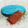 Natural Orange Sapphire 14.1ct Raw Rough Certified Loose Gemstone