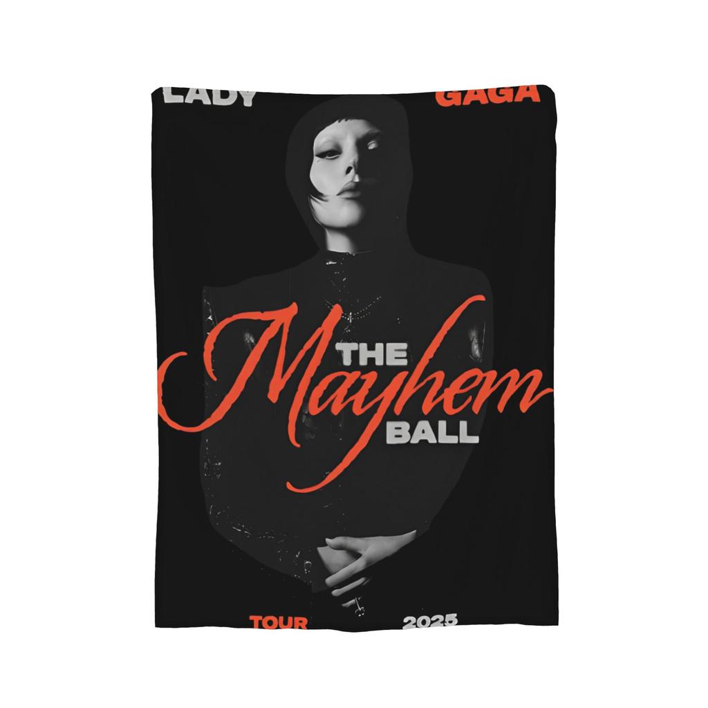 Lady Gaga The Mayhem Ball Tour 2025 Fashion Blanket Super Soft Cozy Throw Fashion Blankets for Couch Multi-size Bedspreads