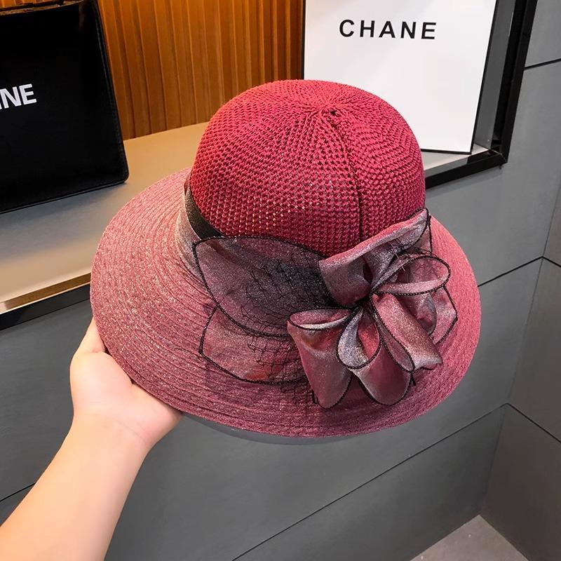 Sun hat women's sunscreen fashion high sense Eugen salute hat summer outdoor travel seaside shade beach hat