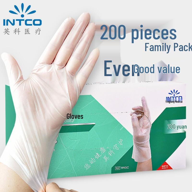INTCO Disposable Protective Gloves L