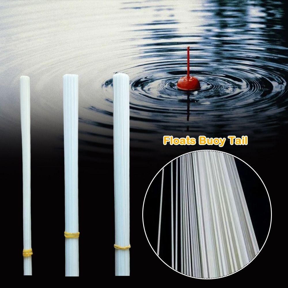 10pcs Drift Tail Floats Buoy Tail Glass Fiber Eye catching Fishing Float Top  Night Fishing