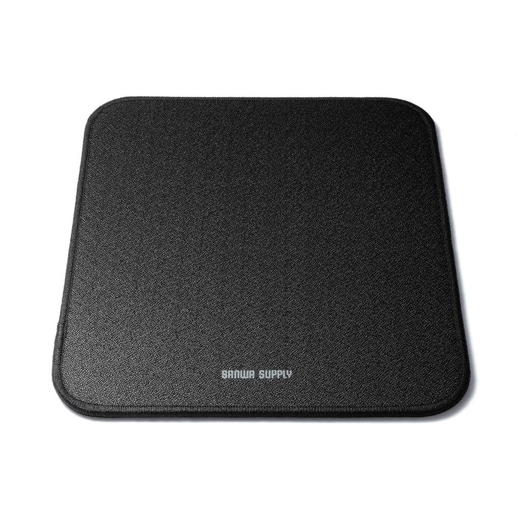 Sanwa Supply Mouse Pad with Wrist Simple Cushion, Small, Rest, Small, Design, Black, MPD-NS4-S