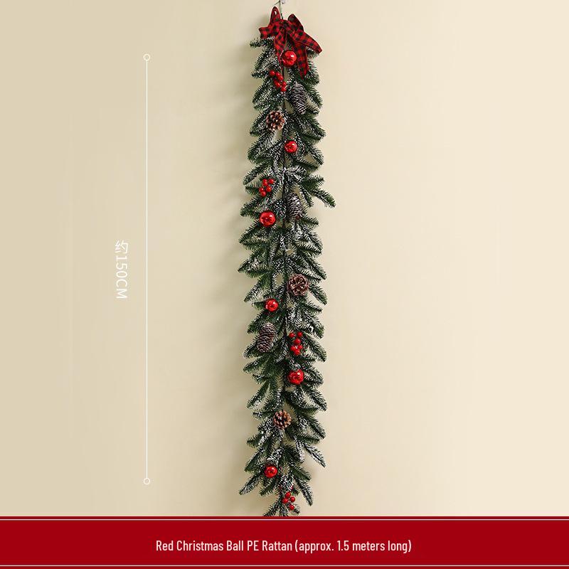 Bożonarodzeniowa Dekoracja Transgraniczna: Wiszący Ornament Śnieżny i Wiklinowy Ornament do Aranżacji Sceny w Centrum Handlowym