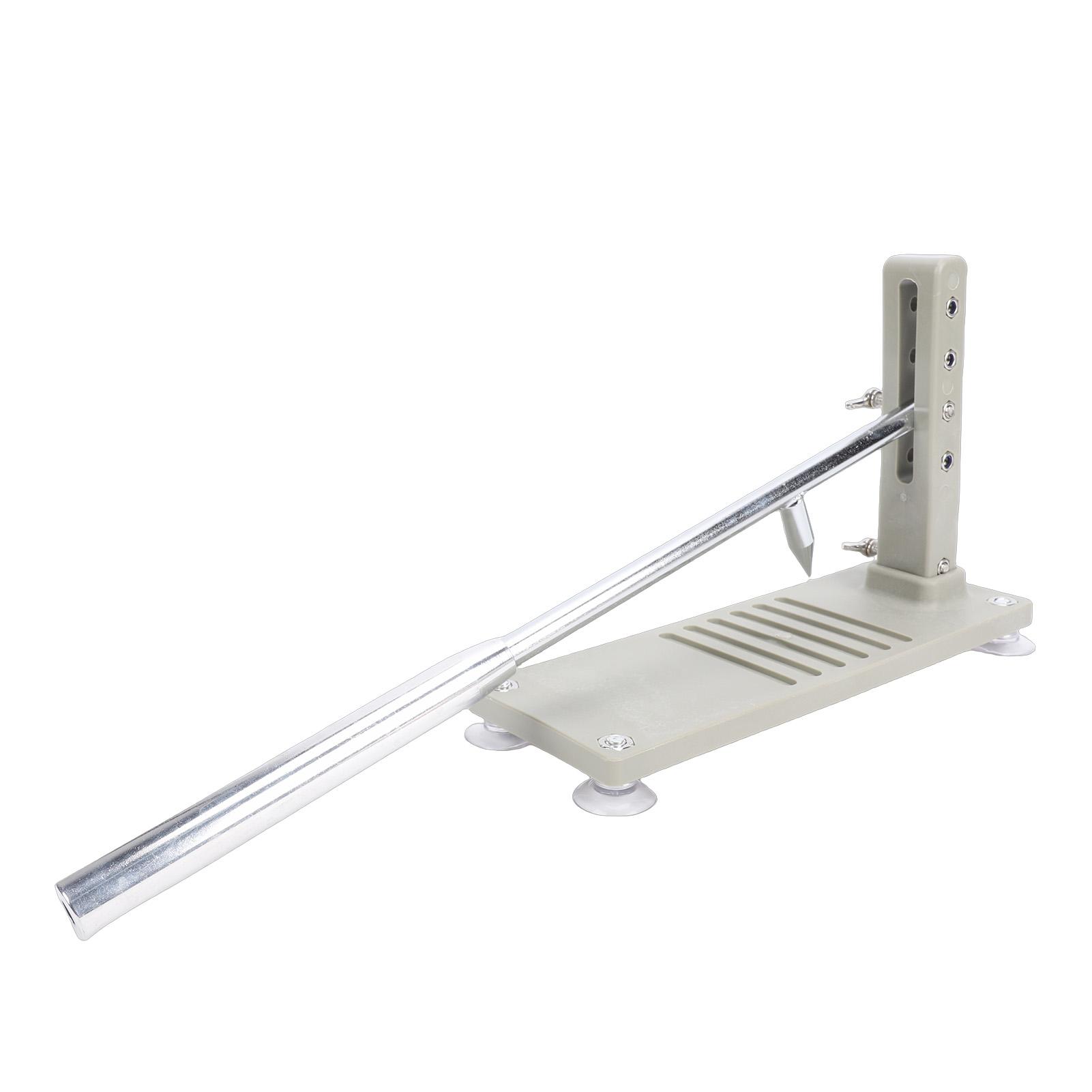 Oyster Shucker Plastic Base Stainless Steel Rod Oyster Opener Machine G Clamp Gloves Set for Home Restaurant