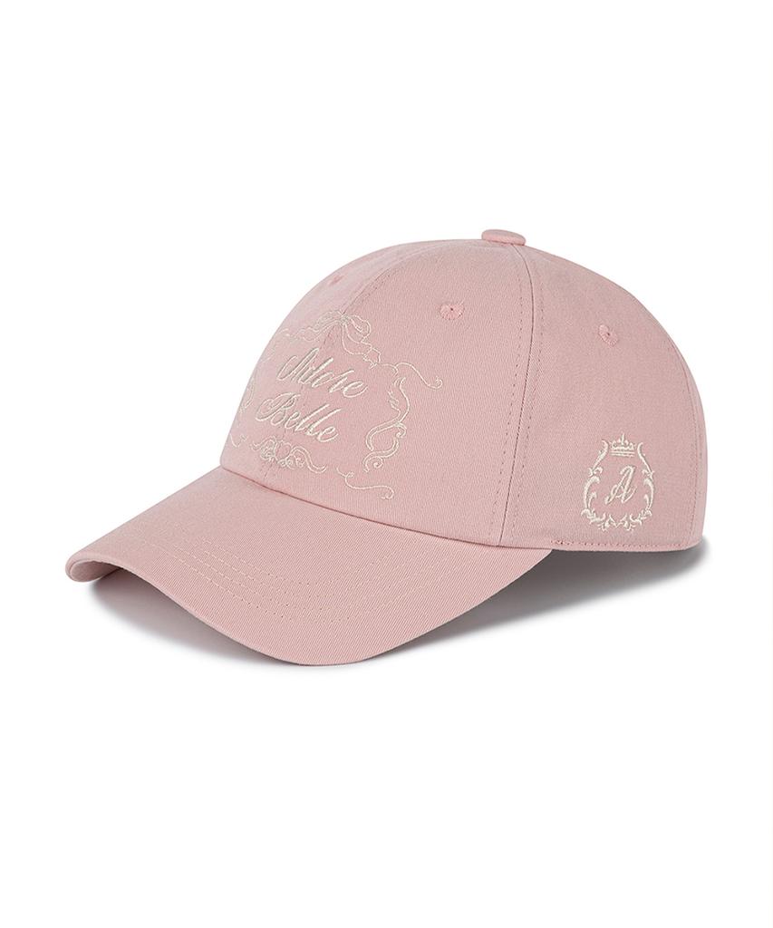 ADOREBELLE Antique Logo Cap - Pink