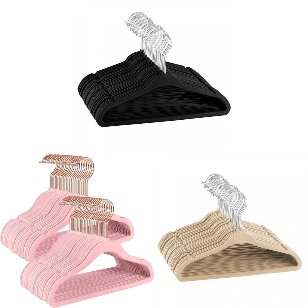 Plastic Suede Baby Clothes Hangers With Nonslip Design For Kids Storage And Organization
