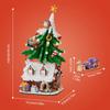 Building Blocks Christmas Tree House Brick Assembly Toys Kids DIY Education Block Toy Construction Toys Xmas Gifts Children Girl