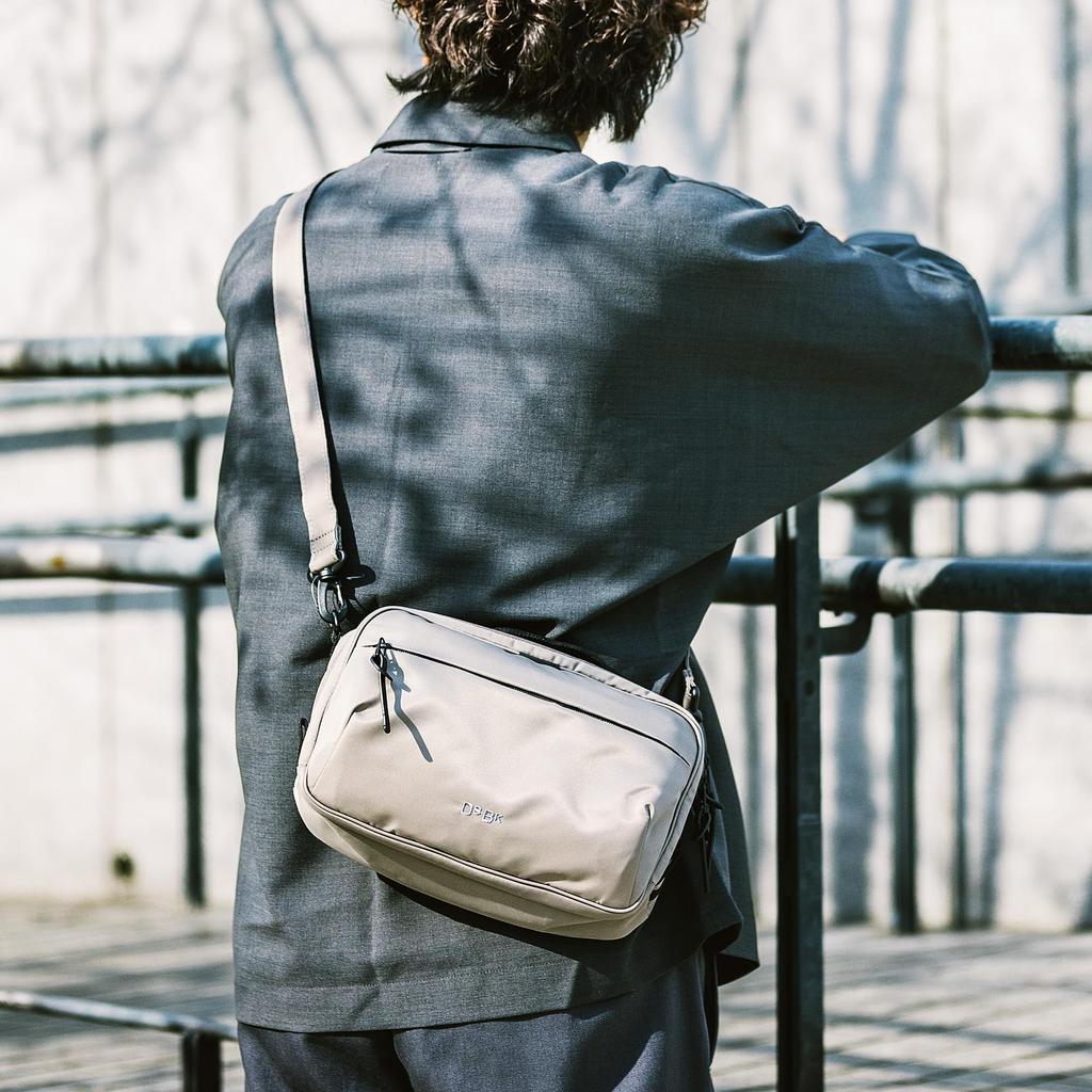 DSBK Rectangle-SL Shoulder Bag, Water-Repellent, High-Density Nylon Twill, JXF-3434 (Navy)