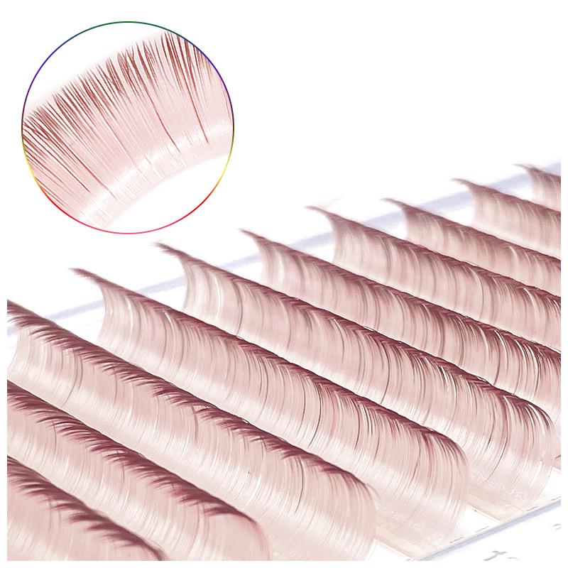 

NATUHANA Мягкие нарощенные ресницы с градиентной окраской – Удобные, Длинные, Нарощенные вручную ресницы 0.07D Curl, 8-14mm