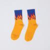 Red Flame Street Skateboard Socks Casual Fashion Hip Hop Socks Teenager Student Skateboard Boy Sok