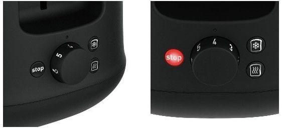 Tefal TT340830 Toaster 850W Black/Silver