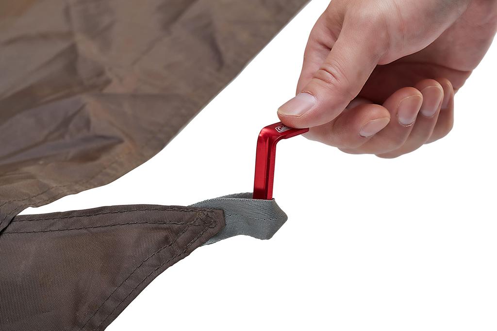 Coleman Aluminum Skirt Peg 2000038775 Set, Red,