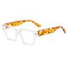 Square Glasses For Women Can Be Equipped With Myopia Flat Glasses For Men'S Optical Frames