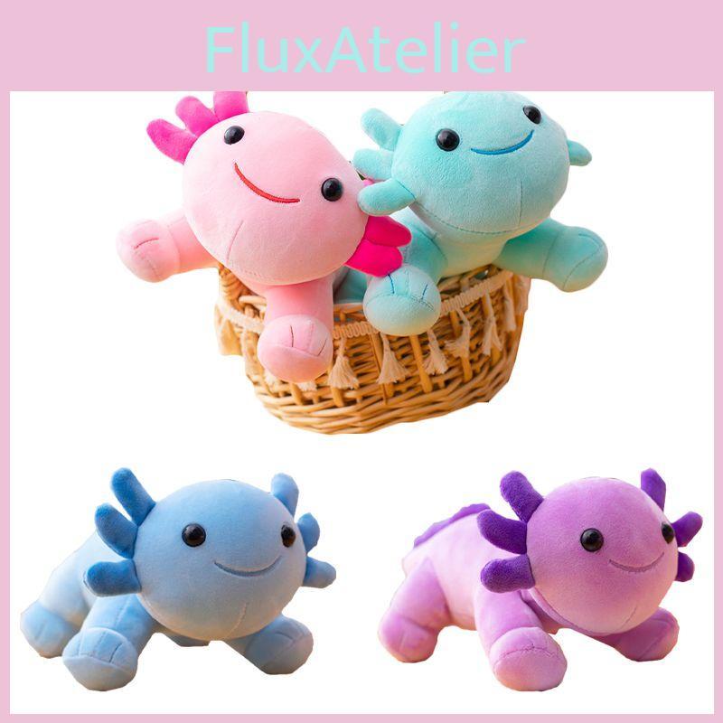 Pink Cartoon Axolotl 30cm Plush Doll Game Soft Stuffed Toy Dolls Kids Xmas Gifts