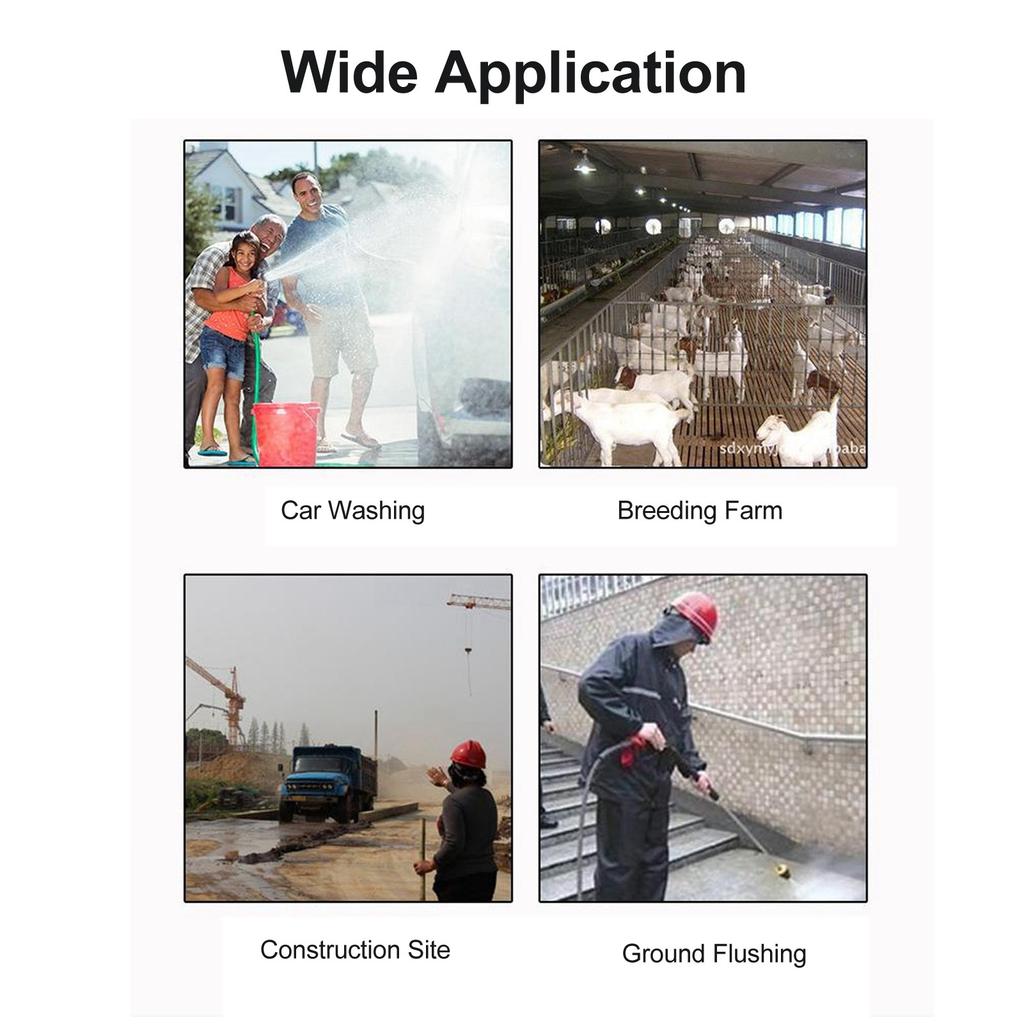 Pressure Washer Pump High Pressure Washer Pump 3/4in Horizontal Shaft Power Washing Machine Pump 2610‑3000PSI 2.2‑2.4GPM