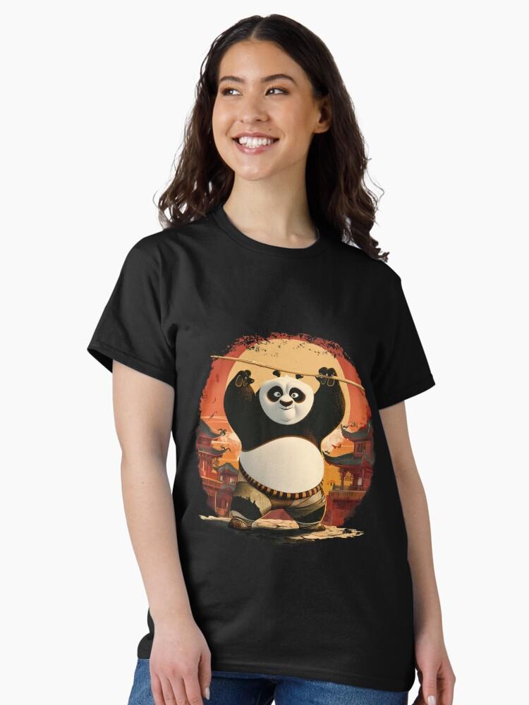 Kung Fu Panda Panda Kung Fu Klassisches T-Shirt