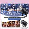 Lights Christmas Projector Xmas Party In Outdoor Snowflake Led Laser Usb Lamp
