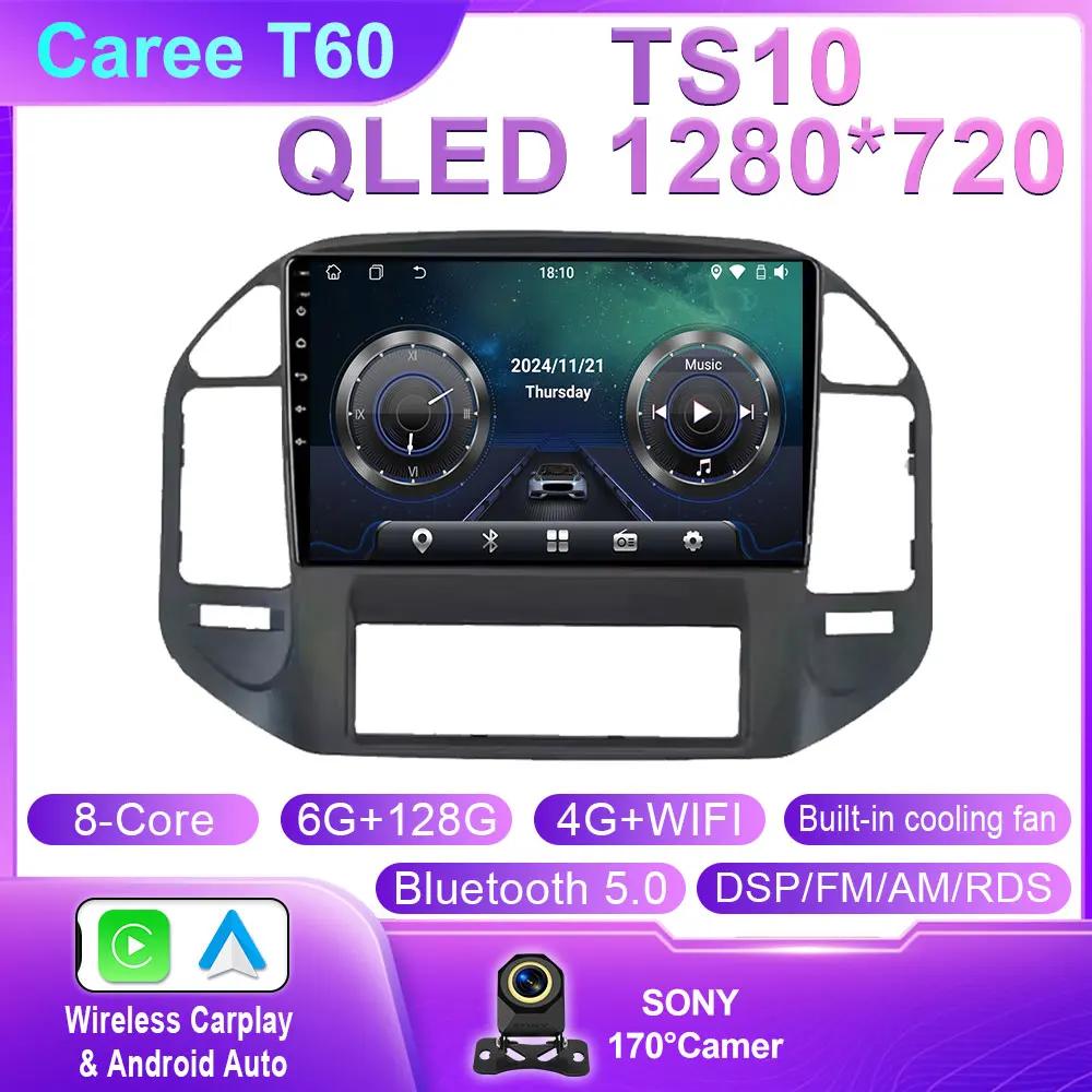 Android Head Unit For Mitsubishi Pajero 3 V70 V60 1999-2006 Car Auto Radio Carplay Multimedia GPS Navigation WIFI+4G No 2din DVD