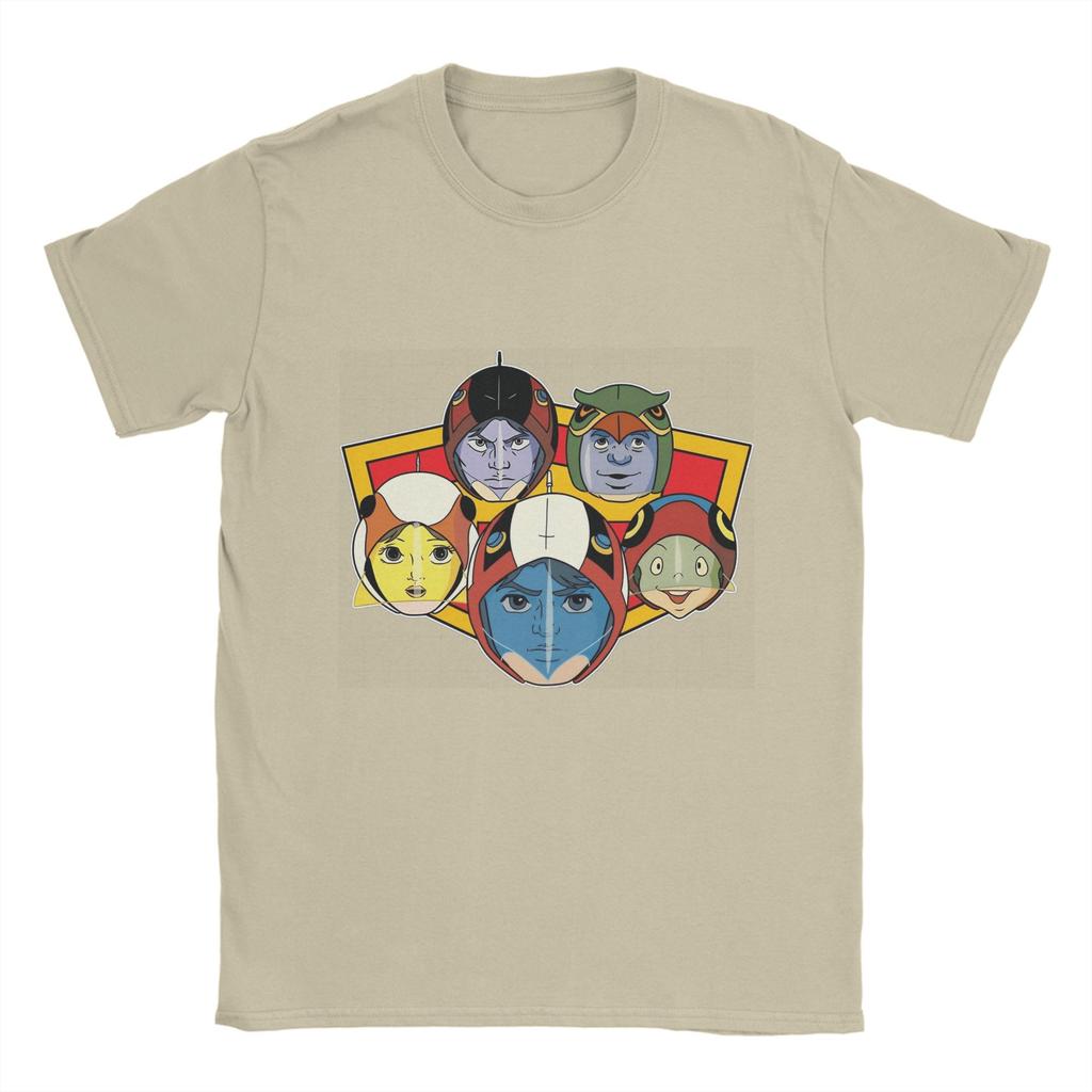 Men's Battle of the Planets Gatchaman  T Shirt  Cotton Clothing Funny Short Sleeve Round Collar Tees 6XL T-Shirt