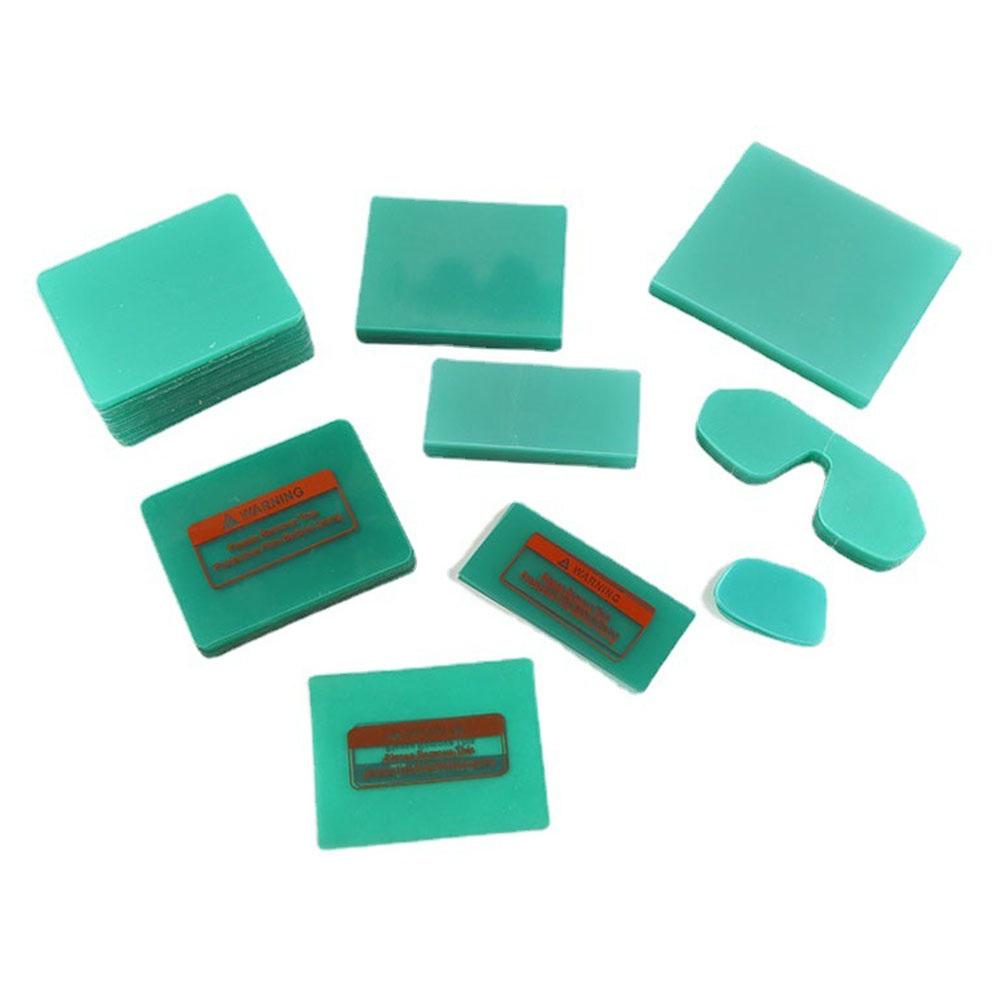 Pakuotėje yra 5 argono lankinio suvirinimo kompiuterio apsauginė plėvelė, suvirinimo šalmas, apsaugantis nuo purslų