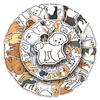50Pcs Dog Illustrated Handbook Graffiti Stickers Hand-Drawn Dogs Cartoon Decal Diy Luggage Phone Guitar Scrapbook Kid Toys