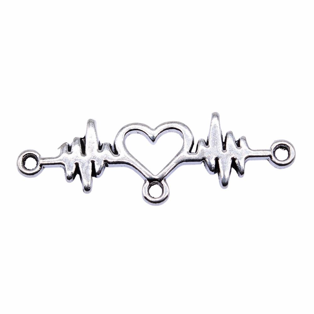 Infinity Connectors Heart Bracelets Charms Lightning Romantic Jewelry Findings