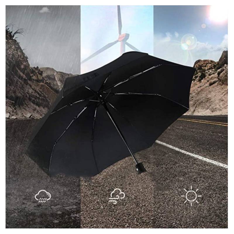 Modern Minimalist Automatic Folding Umbrella Windproof Rainproof For Adults