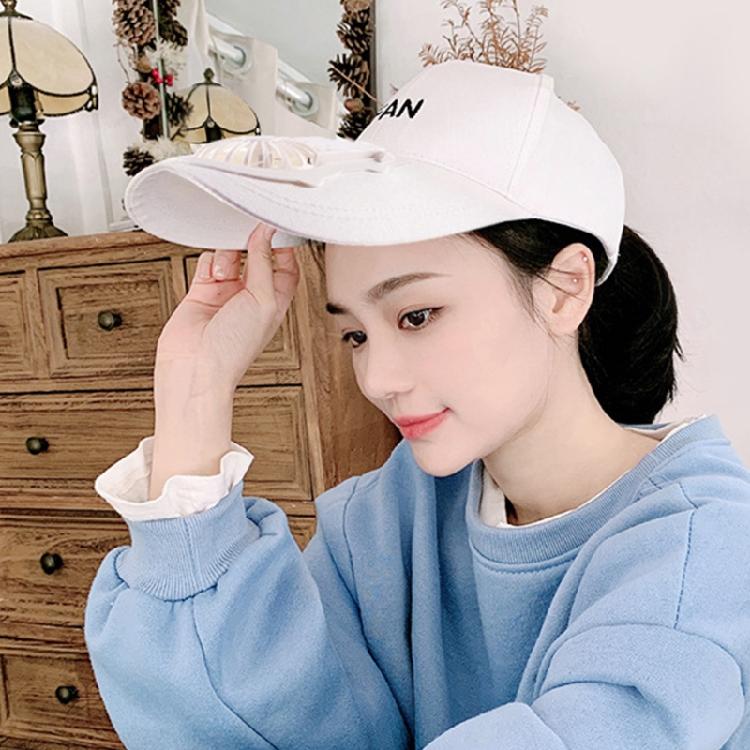 Summer Outdoor Sports Baseball Cap USB Charging Cooling Fan Adjustable Dad Hat