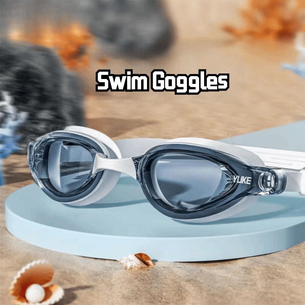 High-definition Swim Eyewear Glasses Silicone Flat Transparent Goggles Swimming Goggles  Pool