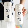 100 Waterproof Hanako-kun Stickers - Black & White Anime Character Decor for Suitcases, Water Bottles, and Desktops