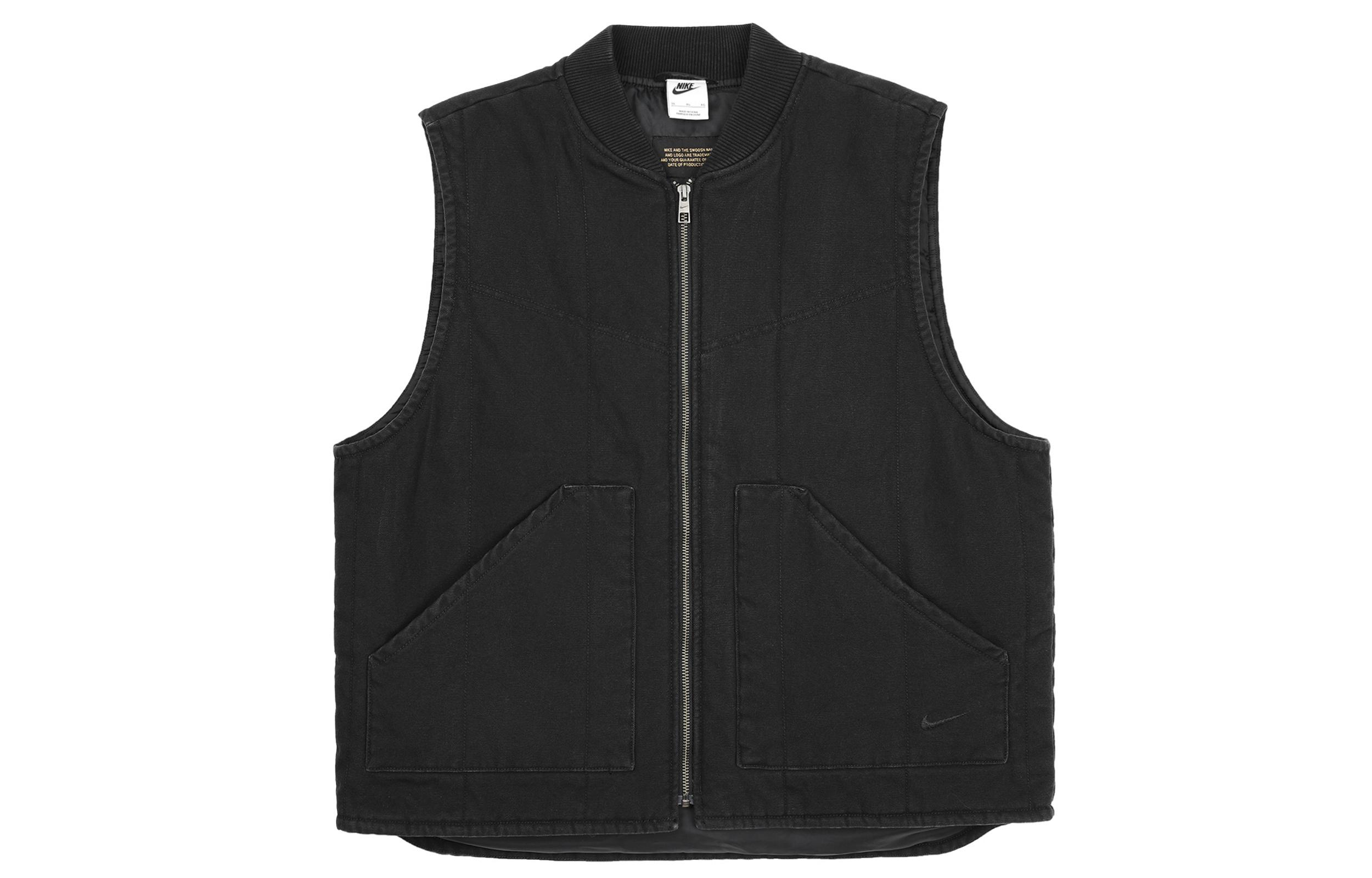 Nike Vests Men s Black Baseball Collar Moderate Other FQ1862-010 XL