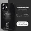 Psalm Quotes Comfortin Phone Case For iPhone 17 16 15 14 13 12 11 X XR XS 8 Plus Mini Pro Max Soft black Shockproof Cover