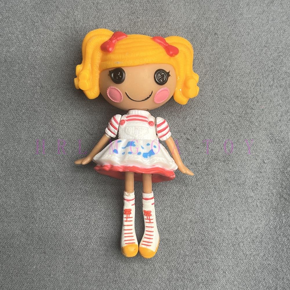 8-10cm Kan Kiezen Lalaloopsy Kleine Zus en Huisdier Poppen PVC Vakantie Cadeau Collectie Pvc Speelgoed yellow