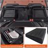 For GWM Tank 300 Storage Box Organizer Case Under Seat Hidden Box High Capacity Felt Cloth Drawer Holder Case Car Accessories