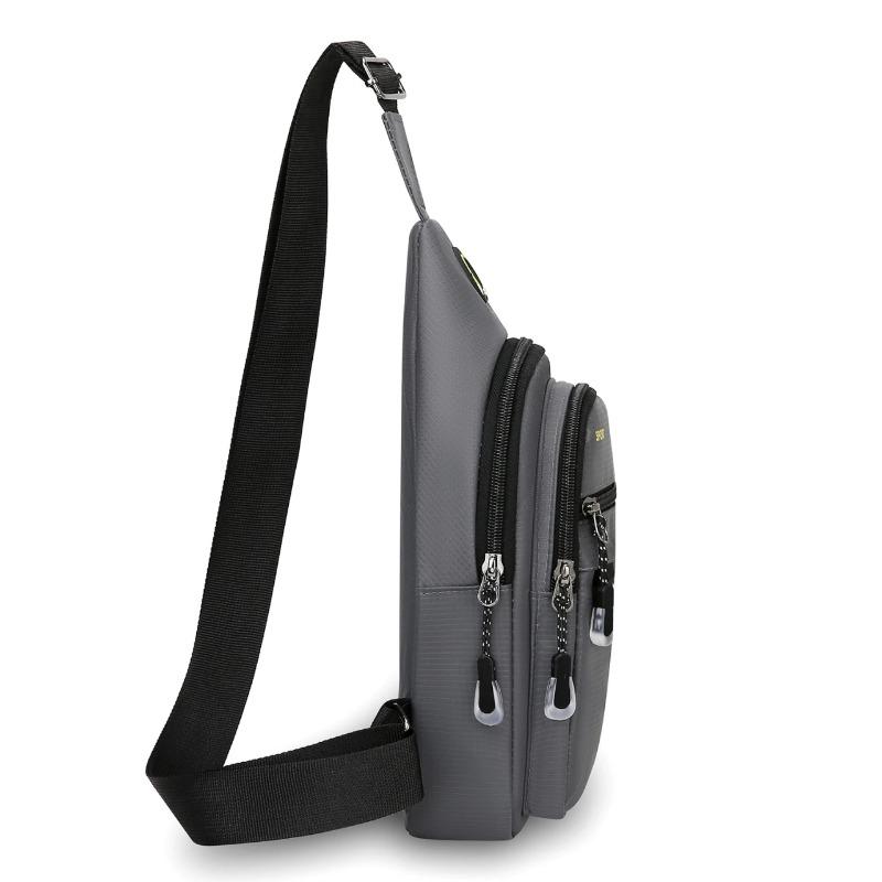 Casual Men's Shoulder Bag,made of Durable Oxford Fabric,suitable for Outdoor Sports Chest Bags,commuting To Work,daily Outings
