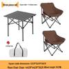 Portable Outdoor Folding Table & Chair Set for BBQs – Includes 1 Roll-up Table & 4 Chairs