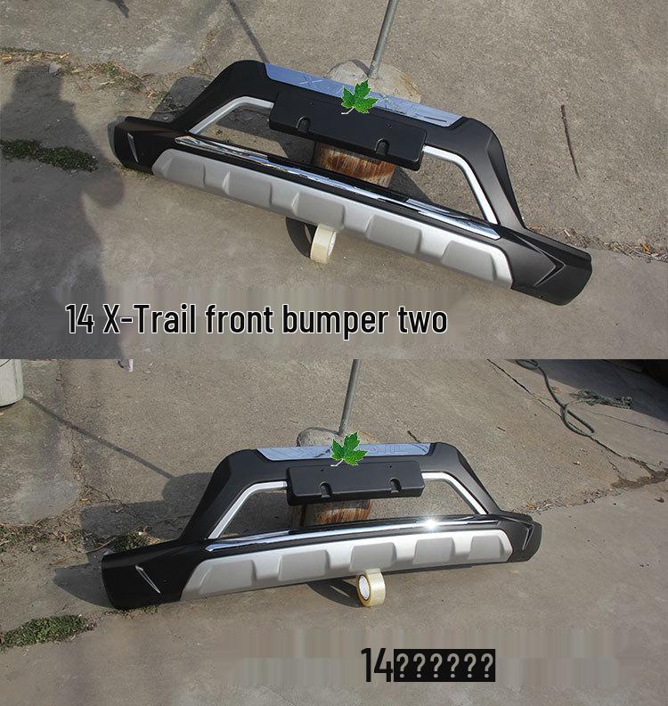 14-Model X-Trail Bumper Guard Set: Front & Rear Anti-Collision, Decorative, Modified Bars