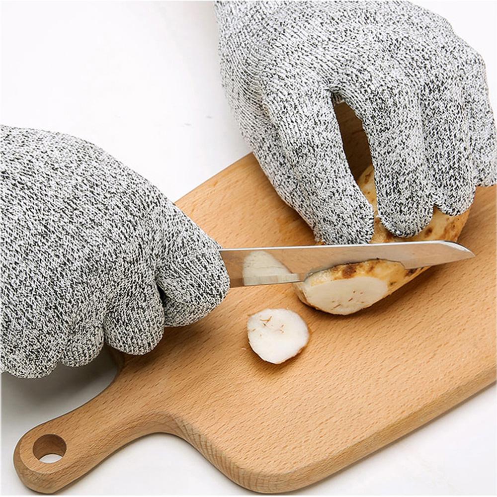 Schnittfeste Handschuhe 5. Schutzstufe Schnittfest Stichfest Edelstahl Draht Metallgewebe Küche Metzger Schnittfest Sicherheitshandschuhe S 20cm