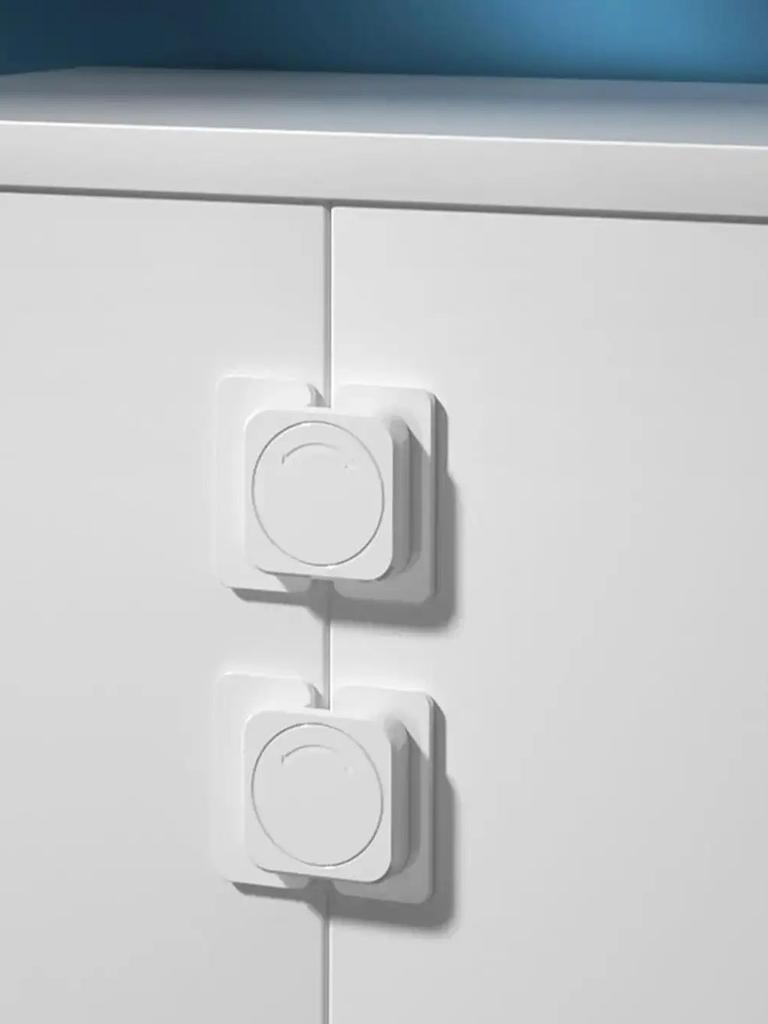 1pc- Safety Locks Refrigerator Door Lock Multi-function Baby Anti-Pinching Hand Home Cabinet Door Drawer Security Protector