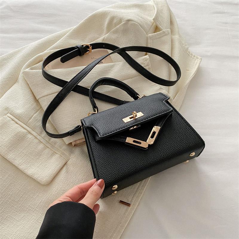 Retro Lässige Elegante Handtasche Damen 2024 Neue Koreanische Version Pendler Kleine Quadratische Tasche Mode Einzelne Umhängetasche